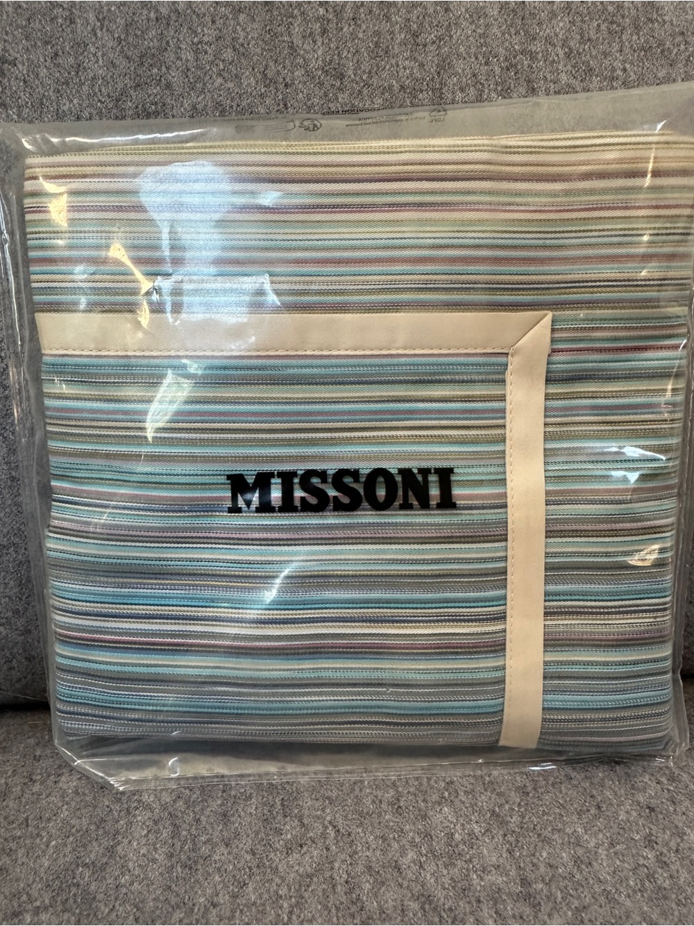 Missoni Jill_New 50X70 pillowcase in blue stripe